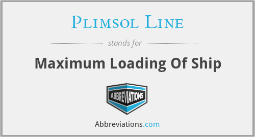 What does PLIMSOL LINE stand for?